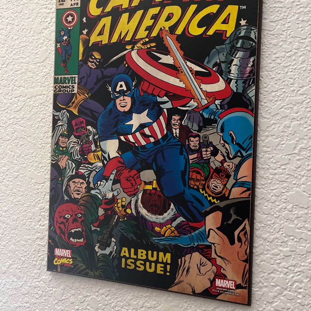 Comic book wall art